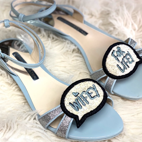 Sophia Webster “Wifey For Lifey” Wedding Sandals - Picture 2 of 8